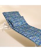 Housse de bain de soleil Liberty turquin - 70x190 cm