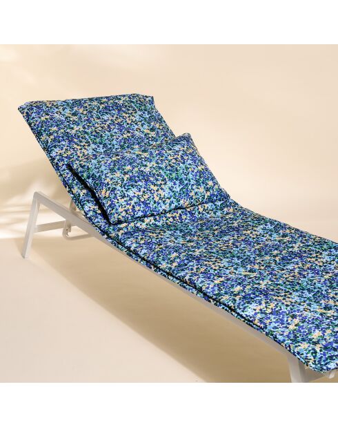 Housse de bain de soleil Liberty turquin - 70x190 cm