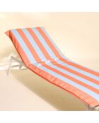 Housse de bain de soleil Biarritz paprika - 70x190 cm
