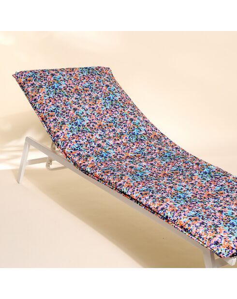 Housse de bain de soleil Liberty mandarine - 70x190 cm