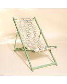 Housse de chilienne Outdoor Madera paille - 43x144 cm