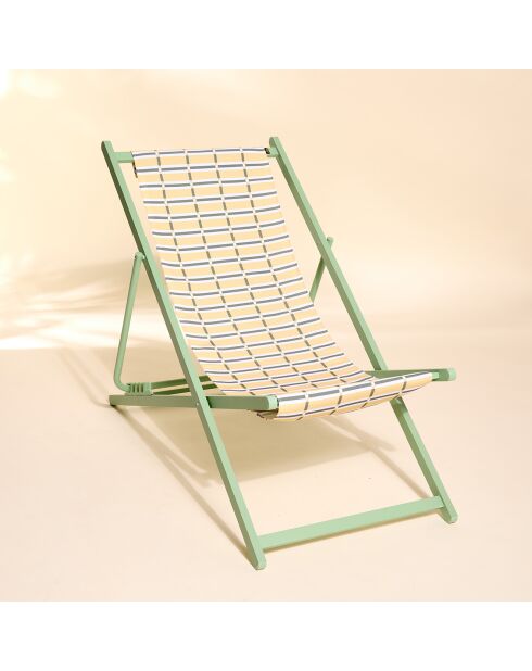 Housse de chilienne Outdoor Madera paille - 43x144 cm