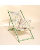 Housse de chilienne Outdoor Madera paille - 43x144 cm