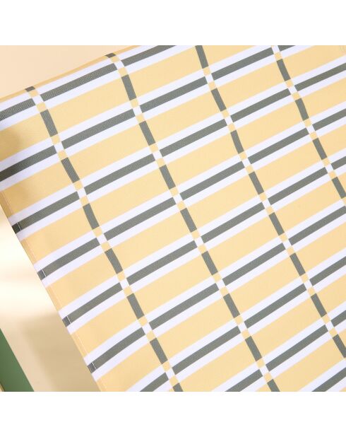 Housse de chilienne Outdoor Madera paille - 43x144 cm