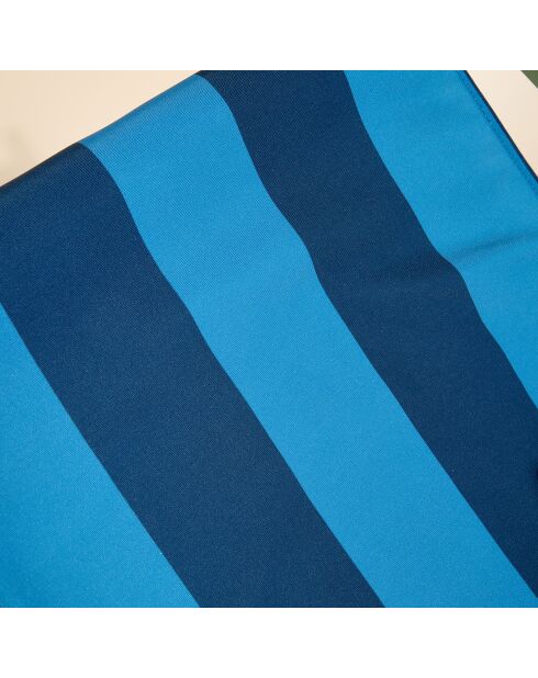 Housse de chilienne Outdoor Biarritz turquin - 43x144 cm