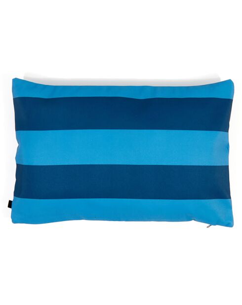 Housse de coussin Outdoor Biarritz turquin - 40x60 cm