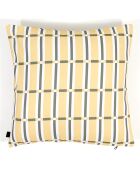 Housse de coussin Outdoor Madera paille - 45x45 cm