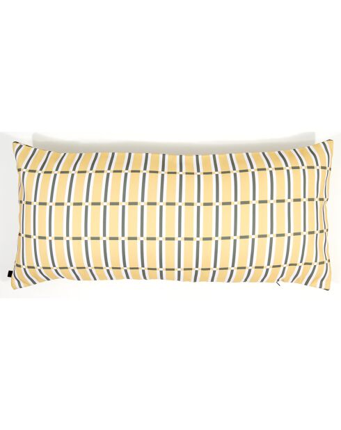 Housse de coussin Outdoor Madera paille - 45x100 cm