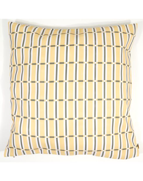 Housse de coussin Outdoor Madera paille - 80x80 cm