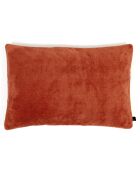 Housse de coussin en bouclette éponge St Tropez terre brûlée - 40x60 cm