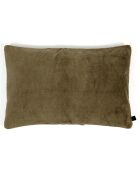 Housse de coussin en bouclette éponge St Tropez kaki - 40x60 cm