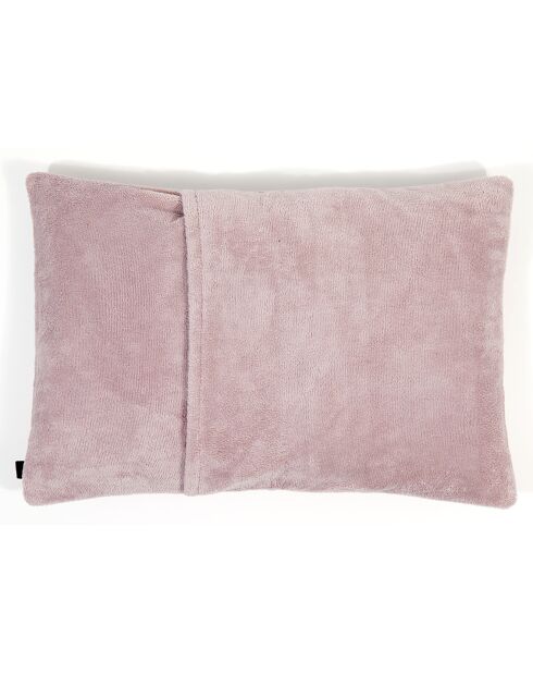 Housse de coussin en bouclette éponge St Tropez pétale - 40x60 cm