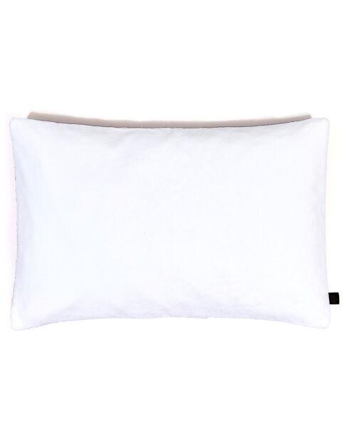Housse de coussin en bouclette éponge St Tropez blanche - 40X60 cm