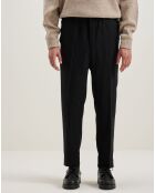 Pantalon Stanford rayé noir