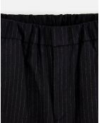 Pantalon Stanford rayé noir