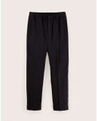 Pantalon Stanford rayé noir