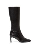 Bottes  en Cuir Hafen noires - Talon 7.5 cm