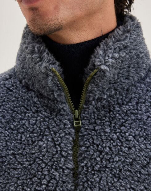 Sweat en fausse fourrure Jordie anthracite
