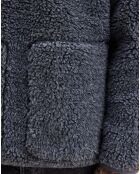 Sweat en fausse fourrure Jordie anthracite