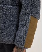 Sweat en fausse fourrure Jordie anthracite