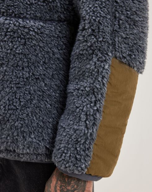 Sweat en fausse fourrure Jordie anthracite
