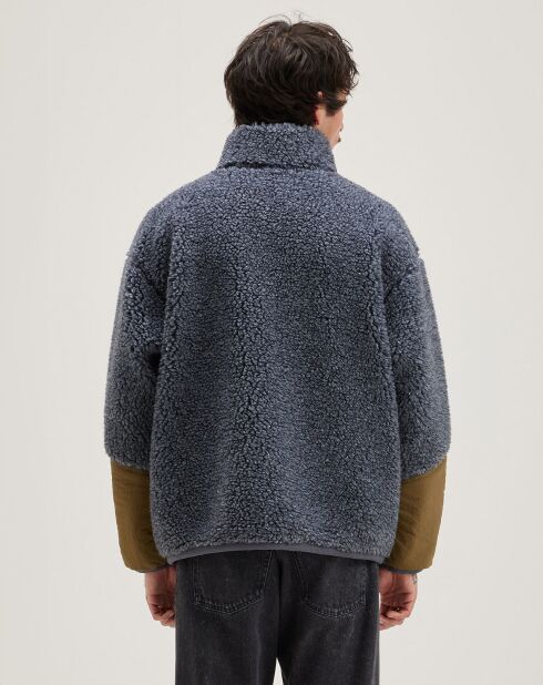 Sweat en fausse fourrure Jordie anthracite