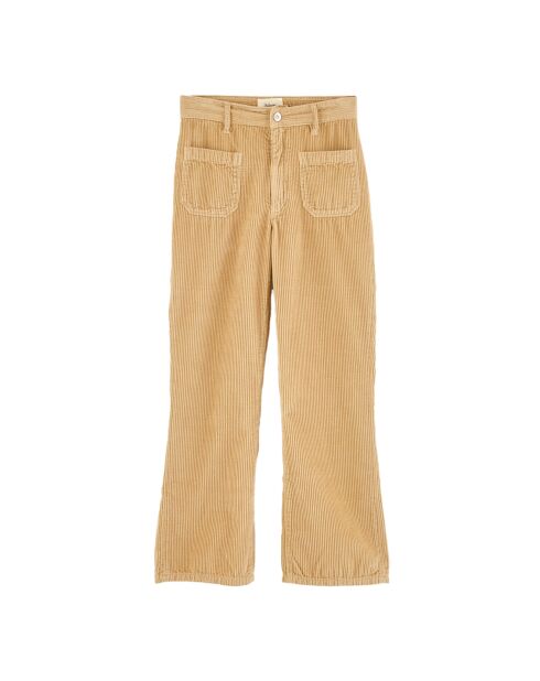 Pantalon en Velours côtelé Pepy clay