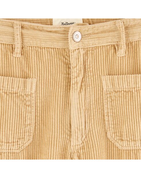 Pantalon en Velours côtelé Pepy clay