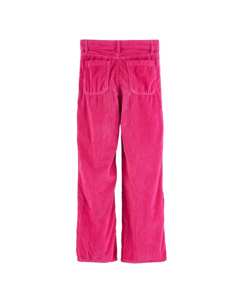 Pantalon en Velours côtelé Pepy fushia