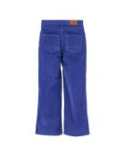 Pantalon en Velours milleraies Popies myosotis