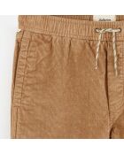 Pantalon en Velours côtelé Wiliam tan
