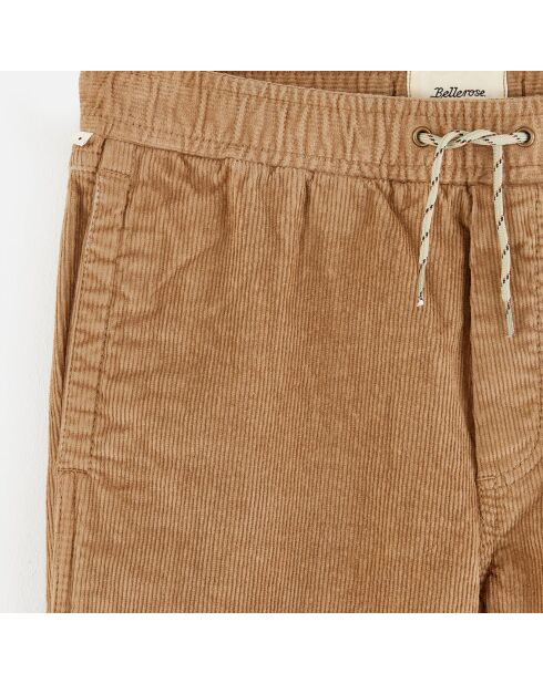 Pantalon en Velours côtelé Wiliam tan