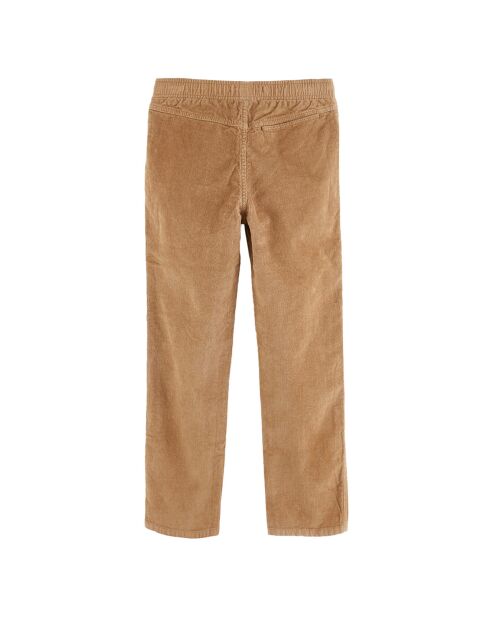 Pantalon en Velours côtelé Wiliam tan