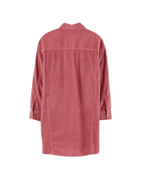 Robe en Velours côtelé Winnie lychee