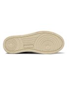 Baskets en Cuir Medalist Low blanc/beige/jaune moutarde