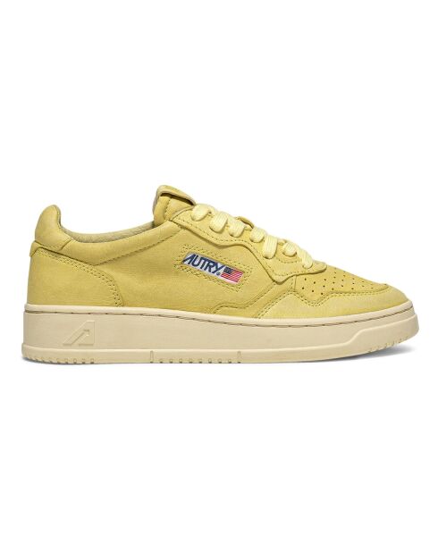 Baskets en Cuir de Chèvre Medalist Low jaunes