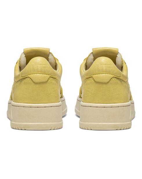 Baskets en Cuir de Chèvre Medalist Low jaunes