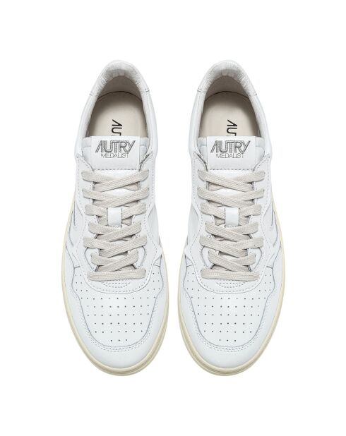 Baskets en Cuir Medalist Low blanches