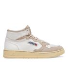 Baskets en Cuir de Chèvre Suede Medalist Mid blanches
