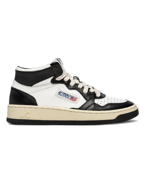 Baskets en Cuir Bicolore Medalist Mid noires