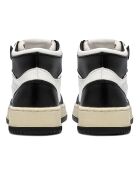 Baskets en Cuir Bicolore Medalist Mid noires