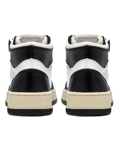 Baskets en Cuir Bicolore Medalist Mid noires