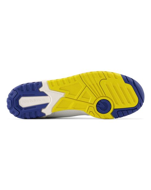 Baskets 550 blanc/jaune