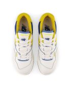 Baskets 550 blanc/jaune