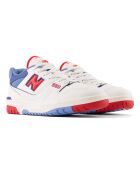 Baskets 550 blanc/rouge