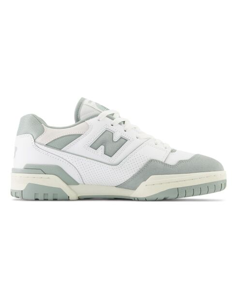 Baskets 550 blanc/vert d'eau