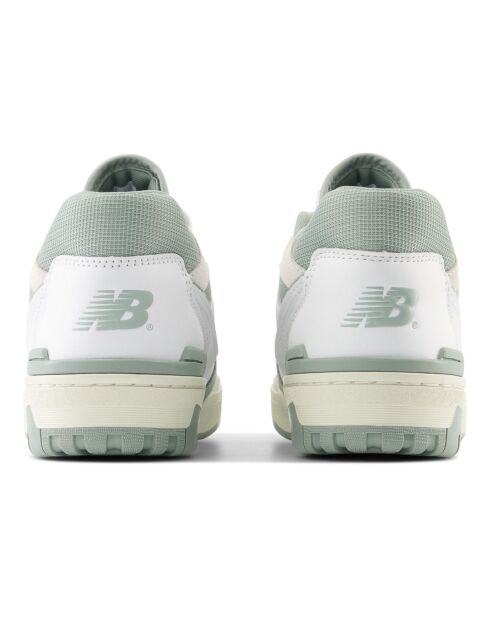 Baskets 550 blanc/vert d'eau