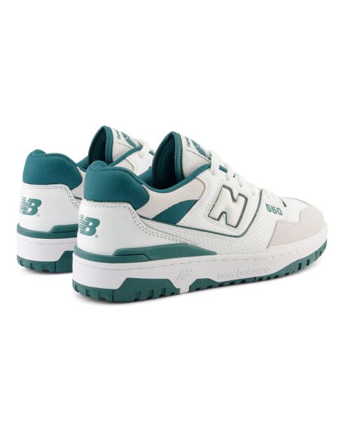 Baskets 550 blanc/vert