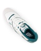 Baskets 550 blanc/vert