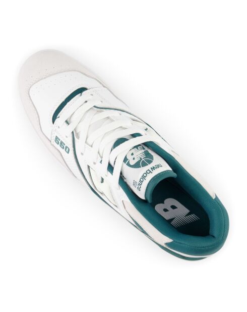 Baskets 550 blanc/vert